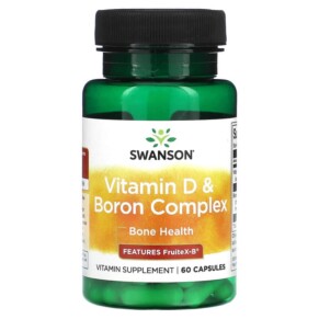 Thực phẩm chức năng Swanson Vitamin D & Boron Complex 60 Capsules 087614022123