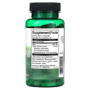 Thành phần vi chất của Swanson Water Pill 2-In-1 Formula 120 Capsules 087614022215