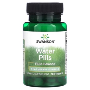 Thực phẩm chức năng Swanson Water Pills 120 Tablets 087614040134