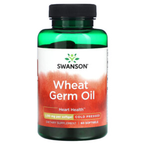 Thực phẩm chức năng Swanson Wheat Germ Oil 1.130 mg 60 Softgels 087614170466