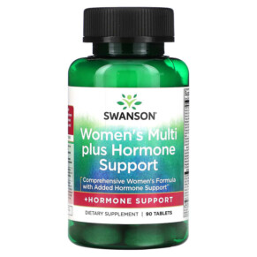 Thực phẩm chức năng Swanson Women's Multi Plus Hormone Support 90 Tablets 087614017990