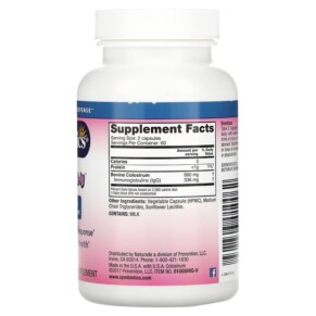 Thành phần vi chất của Symbiotics Colostrum High-IG 120 Veg Capsules 647303010062