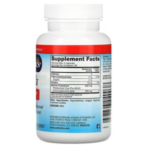 Thành phần vi chất của Symbiotics Colostrum Plus 120 Veg Capsules 647303040038