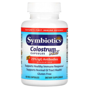 Thực phẩm chức năng Symbiotics Colostrum Plus 60 Veg Capsules 647303040113