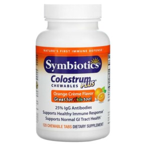 Thực phẩm chức năng Symbiotics Colostrum Plus Orange Creme 120 Chewable Tabs 647303010154