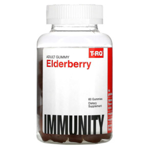 Thực phẩm chức năng T-RQ Adult Gummy Elderberry Immunity Raspberry 60 Gummies 835776001278