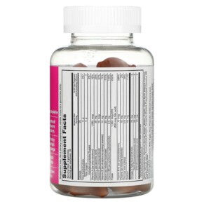 Thành phần vi chất của T-RQ Adult Gummy Prenatal Multivitamin & Mineral Cherry Lemon Orange 60 Gummies 835776001810