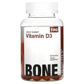 Thực phẩm chức năng T-RQ Adult Gummy Vitamin D3 Bone Peach Mango Strawberry 60 Gummies 835776001308
