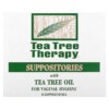 Thực phẩm chức năng Tea Tree Therapy Suppositories with Tea Tree Oil for Vaginal Hygiene 6 Suppositories 637792606068