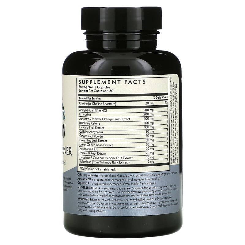 Terra Origin Healthy Fat Burner 60 Capsules 2 Thành phần vi chất của Terra Origin Healthy Fat Burner 60 Capsules 857668007434