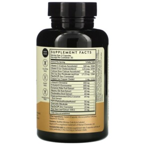 Thành phần vi chất của Terra Origin Healthy Gut Capsules with Immunity Boost Vitamin C & D 90 Capsules 857668007465