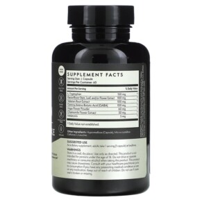 Thành phần vi chất của Terra Origin Healthy Sleep & Wake 60 Capsules 857668007045