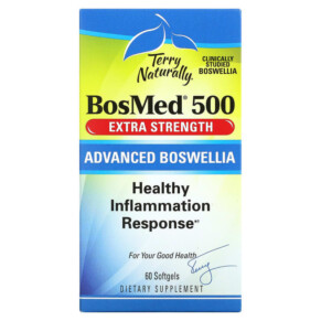 Thực phẩm chức năng Terry Naturally BosMed 500 Extra Strength Advanced Boswellia 60 Softgels 367703343064