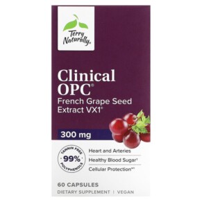 Thực phẩm chức năng Terry Naturally Clinical OPC 300 mg 60 Capsules 367703114862