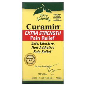 Thực phẩm chức năng Terry Naturally Curamin Pain Relief Extra Strength 120 Tablets 367703112028