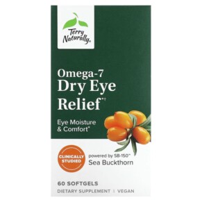 Thực phẩm chức năng Terry Naturally Omega 7 Dry Eye Relief 60 Softgels 367703135065