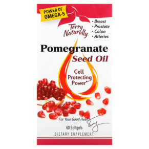 Thực phẩm chức năng Terry Naturally Pomegranate Seed Oil 60 Softgels 367703150068