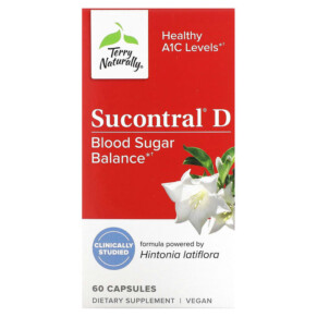 Thực phẩm chức năng Terry Naturally Sucontral D 60 Capsules 367703127060