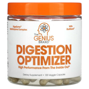 Thực phẩm chức năng The Genius Brand Digestion Optimizer 135 Veggie Capsules 850098008248