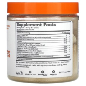 Thành phần vi chất của The Genius Brand Genius Consciousness Mango 2.72 oz (77 g) 850098008903