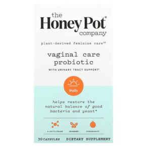 Thực phẩm chức năng The Honey Pot Company Vaginal Care Probiotic With Urinary Tract Support 30 Capsules 850021589295