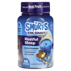 Thực phẩm chức năng The Smurfs Kids Gummy Restful Sleep Ages 3+ Berry 50 Gummies 850019556988