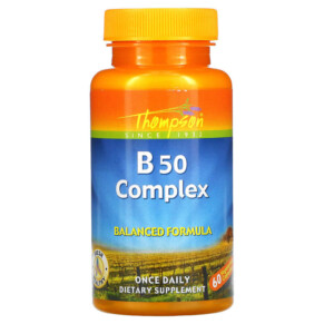 Thực phẩm chức năng Thompson B50 Complex 60 Vegetarian Capsules 031315196805
