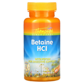 Thực phẩm chức năng Thompson Betaine HCl 90 Tablets 031315195358