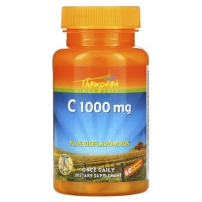 Thực phẩm chức năng Thompson C 1000 mg 60 Vegetarian Capsules 031315193651