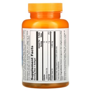 Thành phần vi chất của Thompson Pumpkin Seed Oil 1000 mg 60 Softgels 031315193231