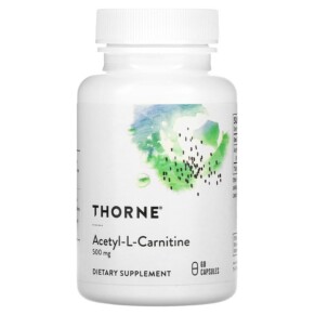 Thực phẩm chức năng Thorne Acetyl-L-Carnitine 500 mg 60 Capsules 693749520023