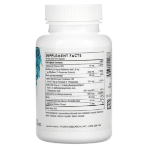 Thành phần vi chất của Thorne B-Complex #12 60 Capsules 693749112037