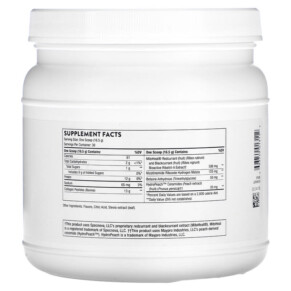 Thành phần vi chất của Thorne Collagen Plus Passion Berry 17.5 oz (495 g) 693749013112