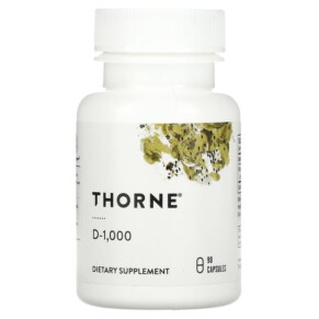 Thực phẩm chức năng Thorne D-1.000 90 Capsules 693749128014