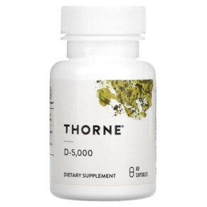 Thực phẩm chức năng Thorne D-5.000 60 Capsules 693749138013