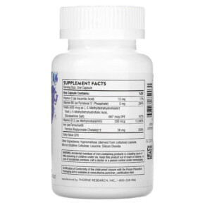 Thành phần vi chất của Thorne Ferrasorb 60 Capsules 693749750031