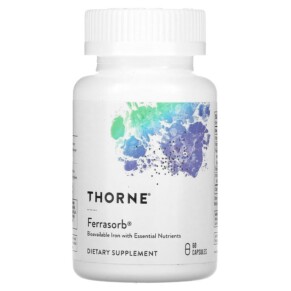 Thực phẩm chức năng Thorne Ferrasorb 60 Capsules 693749750031