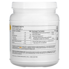 Thành phần vi chất của Thorne FiberMend 11.6 oz (330 g) 693749002826