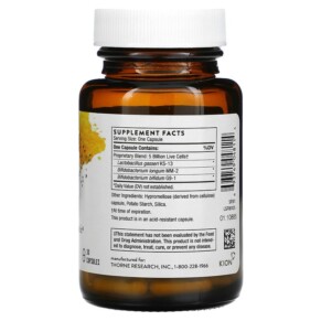 Thorne FloraMend Prime Probiotic 30 Capsules 3 Thành phần vi chất của Thorne FloraMend Prime Probiotic 30 Capsules 693749048114