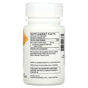 Thành phần vi chất của Thorne FloraPro-LP Probiotic 60 Tablets 693749006831