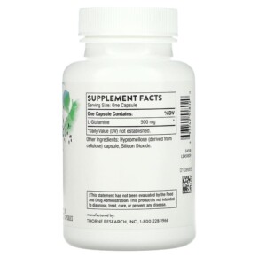 Thành phần vi chất của Thorne L-Glutamine 90 Capsules 693749518020