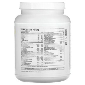 Thành phần vi chất của Thorne MediBolic 25.9 oz (737 g) 693749002147