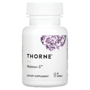 Thực phẩm chức năng Thorne Melaton-3 60 Capsules 693749788027