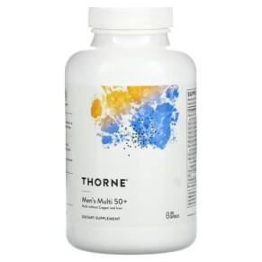 Thực phẩm chức năng Thorne Men's Multi 50+ 180 Capsules 693749011323