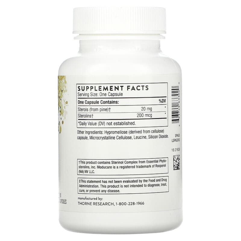 Thorne Moducare 90 Capsules 2 Thành phần vi chất của Thorne Moducare 90 Capsules 693749633020