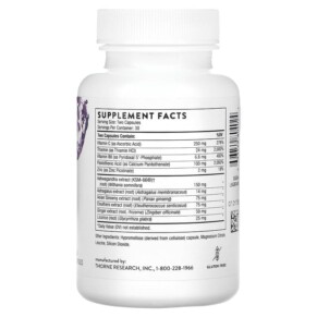 Thành phần vi chất của Thorne Phytisone 60 Capsules 693749804024