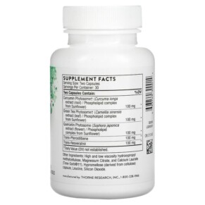 Thành phần vi chất của Thorne PolyResveratrol-SR 60 Capsules 693749300014