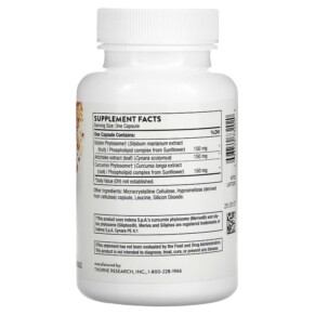 Thành phần vi chất của Thorne S.A.T. 60 Capsules 693749732020