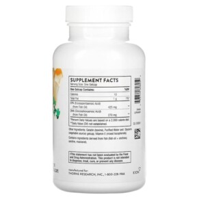 Thorne Super EPA 90 Gelcaps 3 Thành phần vi chất của Thorne Super EPA 90 Gelcaps 693749608059