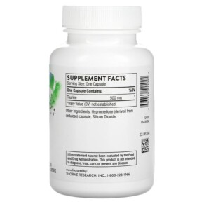 Thành phần vi chất của Thorne Taurine 90 Capsules 693749511021